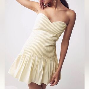 NWOT MANNATT GUPTA Mini Strapless dress